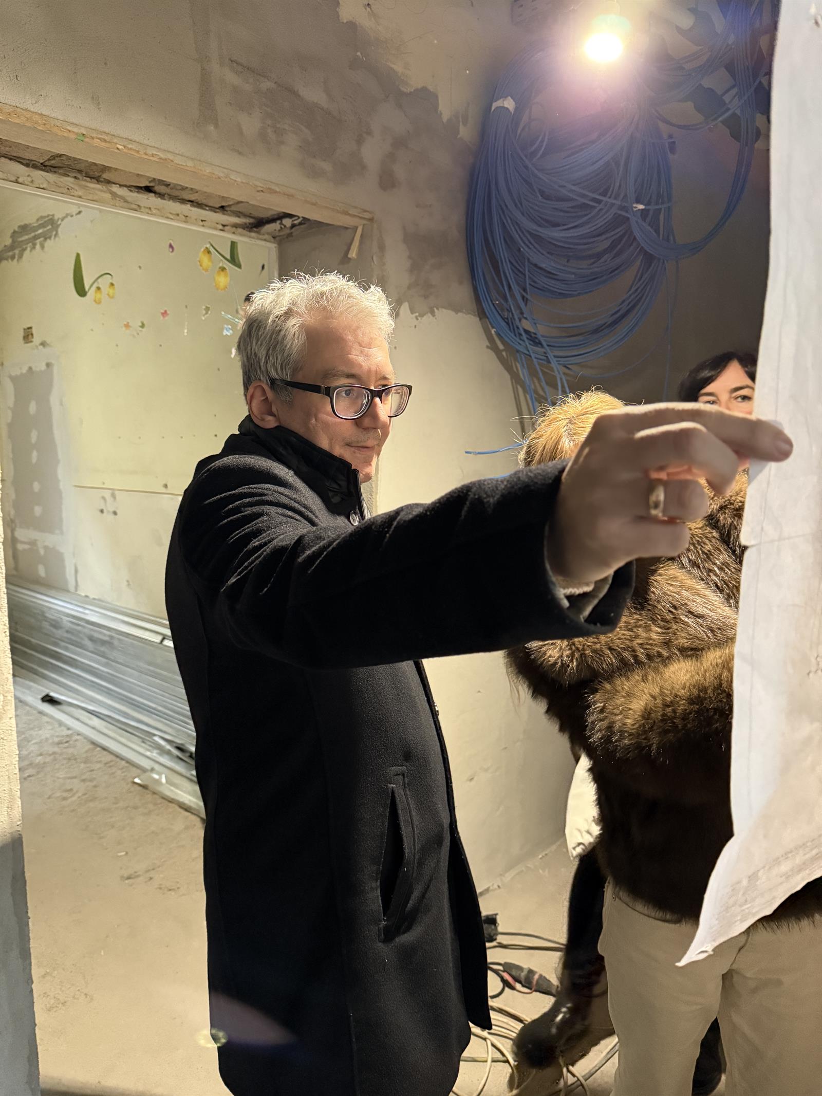 Helyszíni bejárás egy józsefvárosi fejlesztésnél